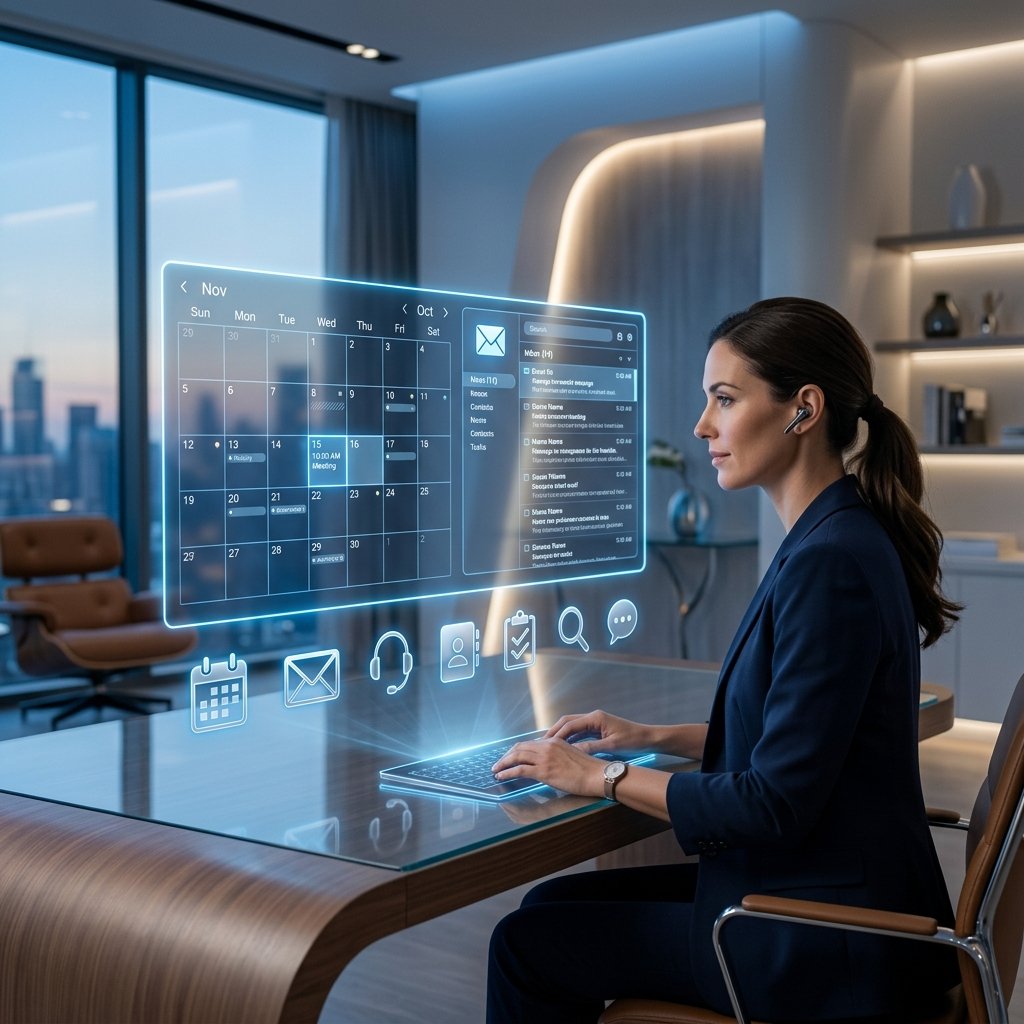 Sleek Modern Virtual Assistant Workspace